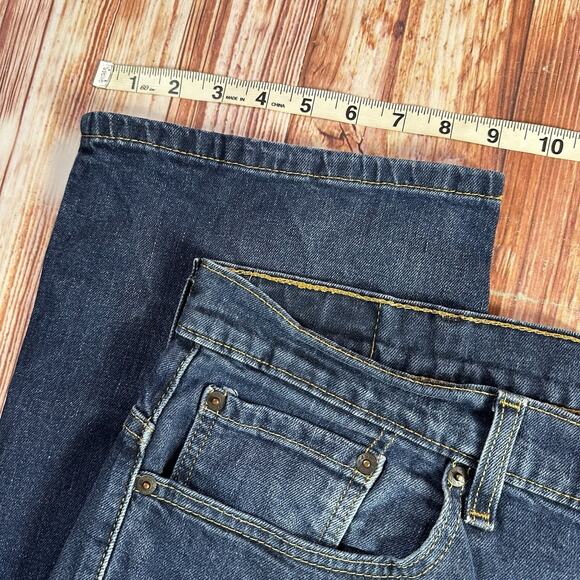 Levi's 569 LOOSE FIT STRAIGHT LEG Mens Size 39x29.5 Blue Jeans Denim Pants - Picture 7 of 11